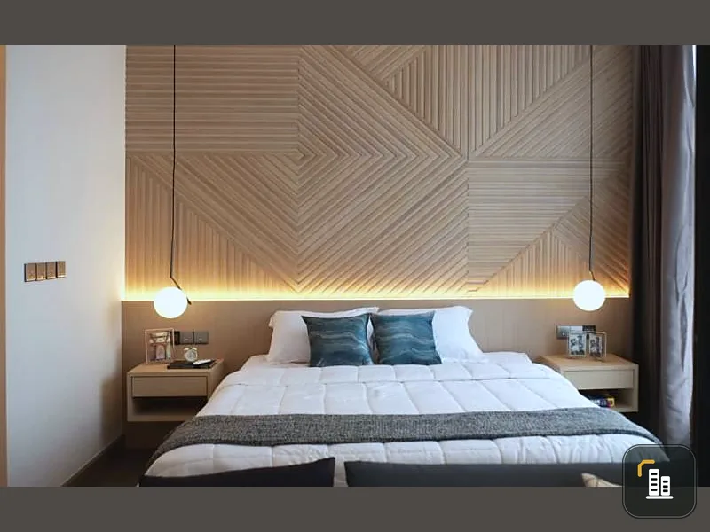 Condo for rent The Essingha Complex Elegantly decorated room, looks expensive, furniture, built in, full, hurry up to reserve