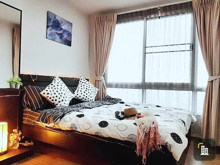 For rent, The Base Sukhumvit 77, stylishly decorated room, ready to move in, nice furniture. Good like this, reserve now.
