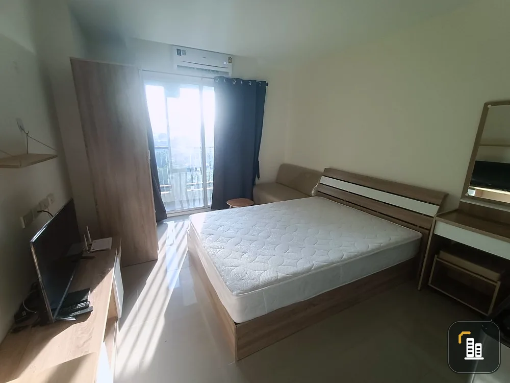 For rent, Assakan Place Srinakarin, unblocked view, fully furnished. Just carry your bag and move in.