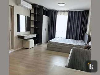 For rent or sale, D Condo Campus Dome Rangsit, Phase 3, Building A, Phase 3, complete with furniture and electrical appliances. Book now.