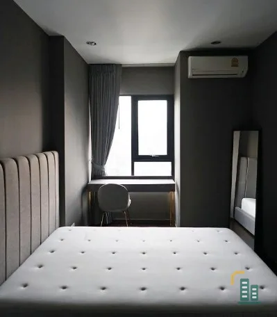 For rent!! Condo C Ekkamai, 24th floor, ready to move in, full facilities, you will regret not booking!!