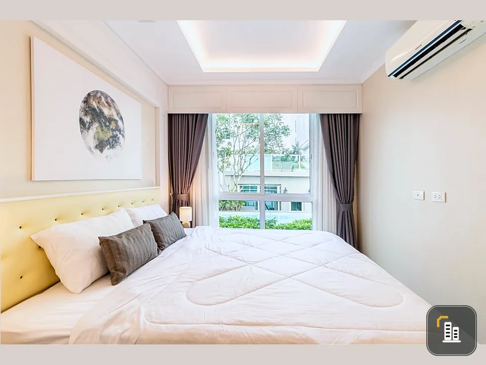 For sale: The Orient Jomtien Resort & Spa (Jomtien). Simple decorated room, next to a swimming pool, ready to move in. Good like this. Book now.