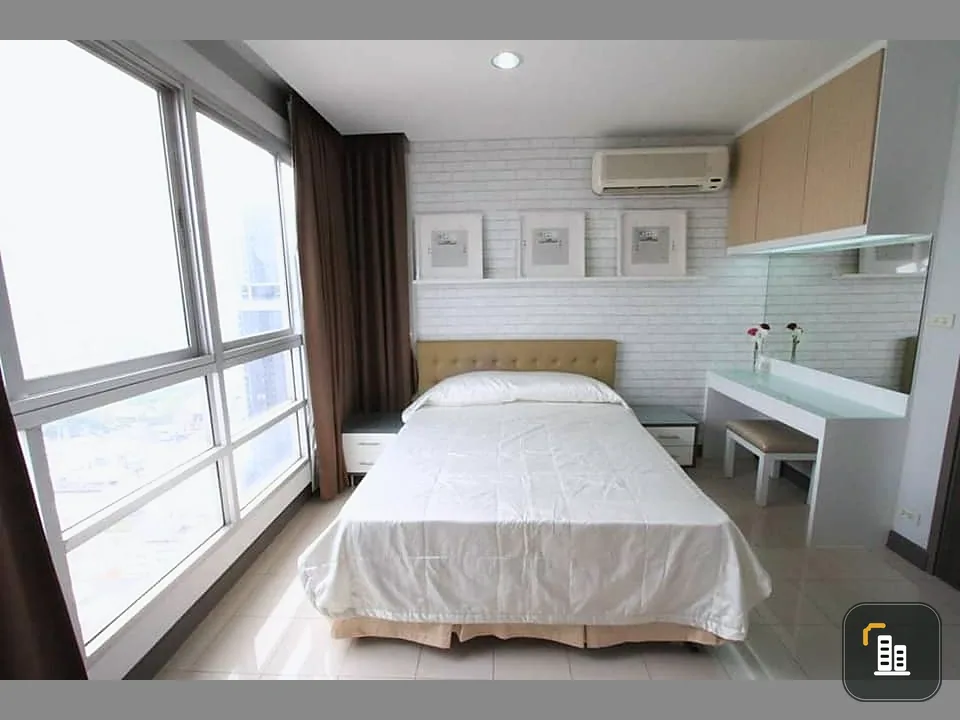 Condo for rent, Pathumwan Resort, high floor, good view, fully furnished. Ready to move in, reserve now.