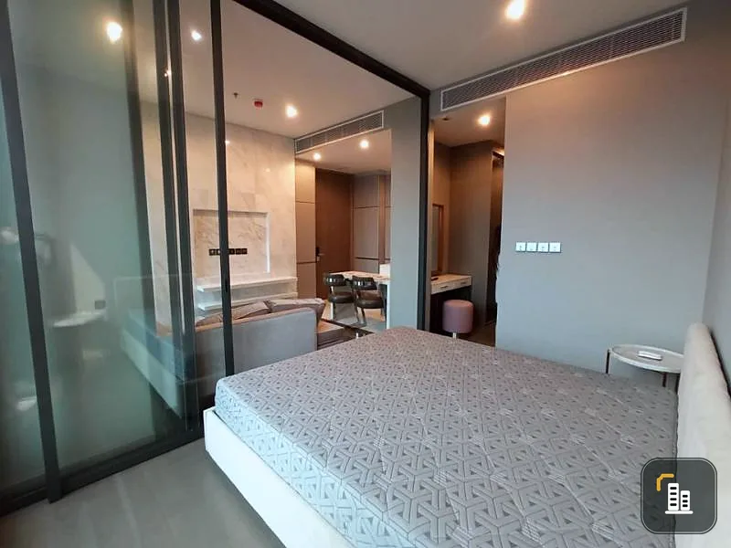 Condo for rent, The Esse at Singha Complex, brand new room Fully furnished corner room Affordable price for rent