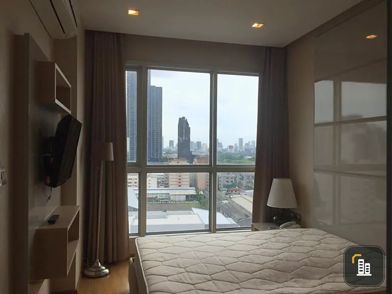 For rent, The Address Asoke, nice room, fully furnished with complete electrical appliances.