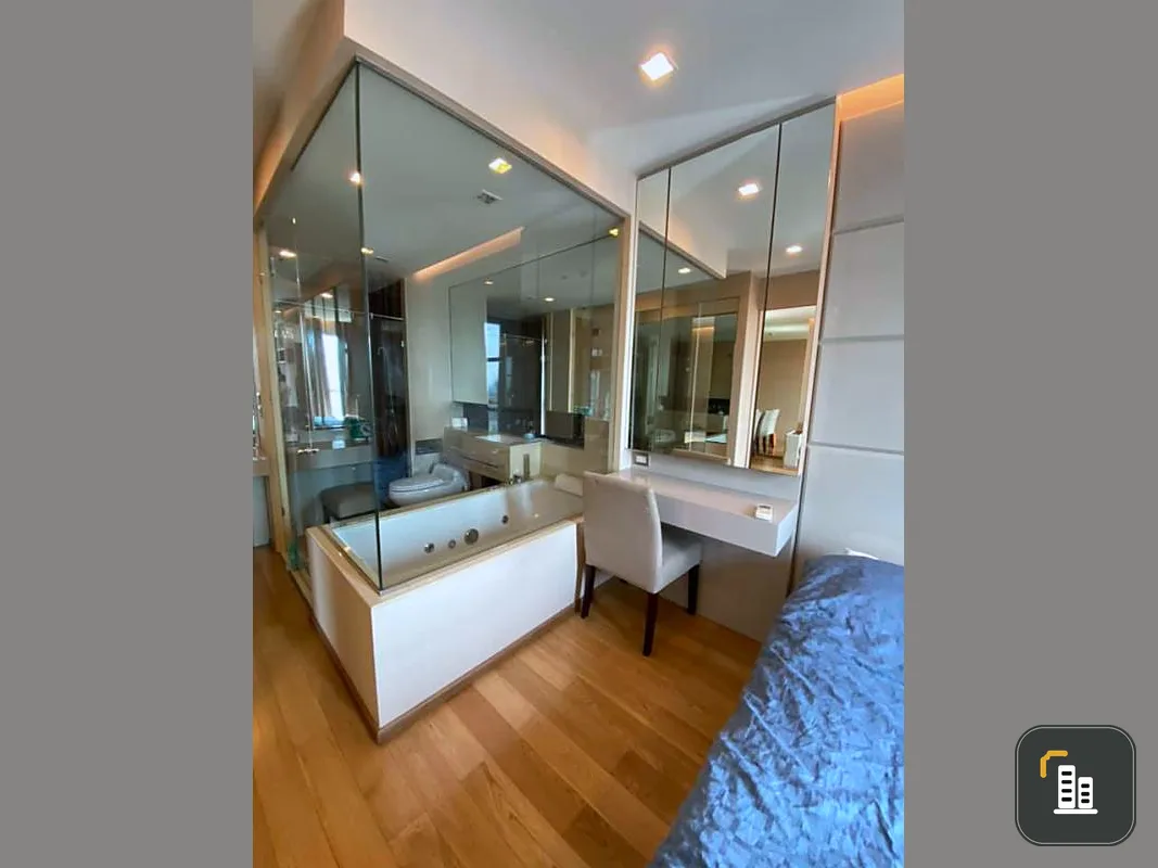 Condo for rent, The Address Asoke, beautiful room, fully furnished. Bring your bag. Slowly, please tell first.