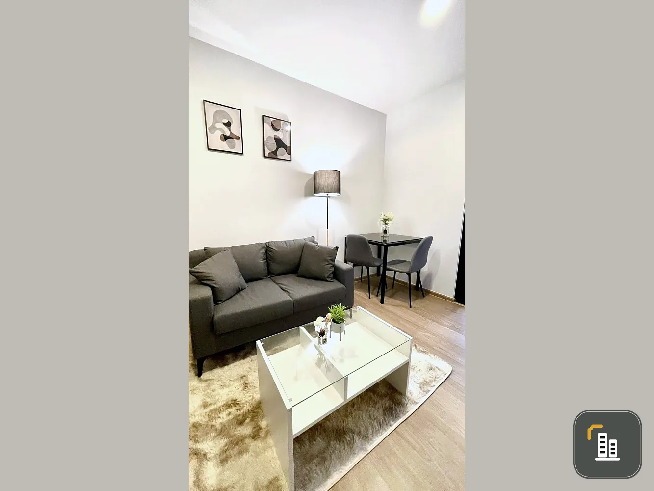 Condo for rent, Chewathai Pinklao, decorated in a minimalist style, very minimalist, very livable. Don't wait.