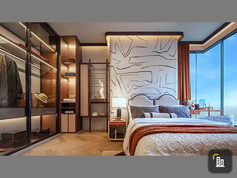 Down payment for sale, Rhythm Charoen Nakhon Iconic, high floor, good view, no buildings blocking it. Have privacy If interested, reserve now.