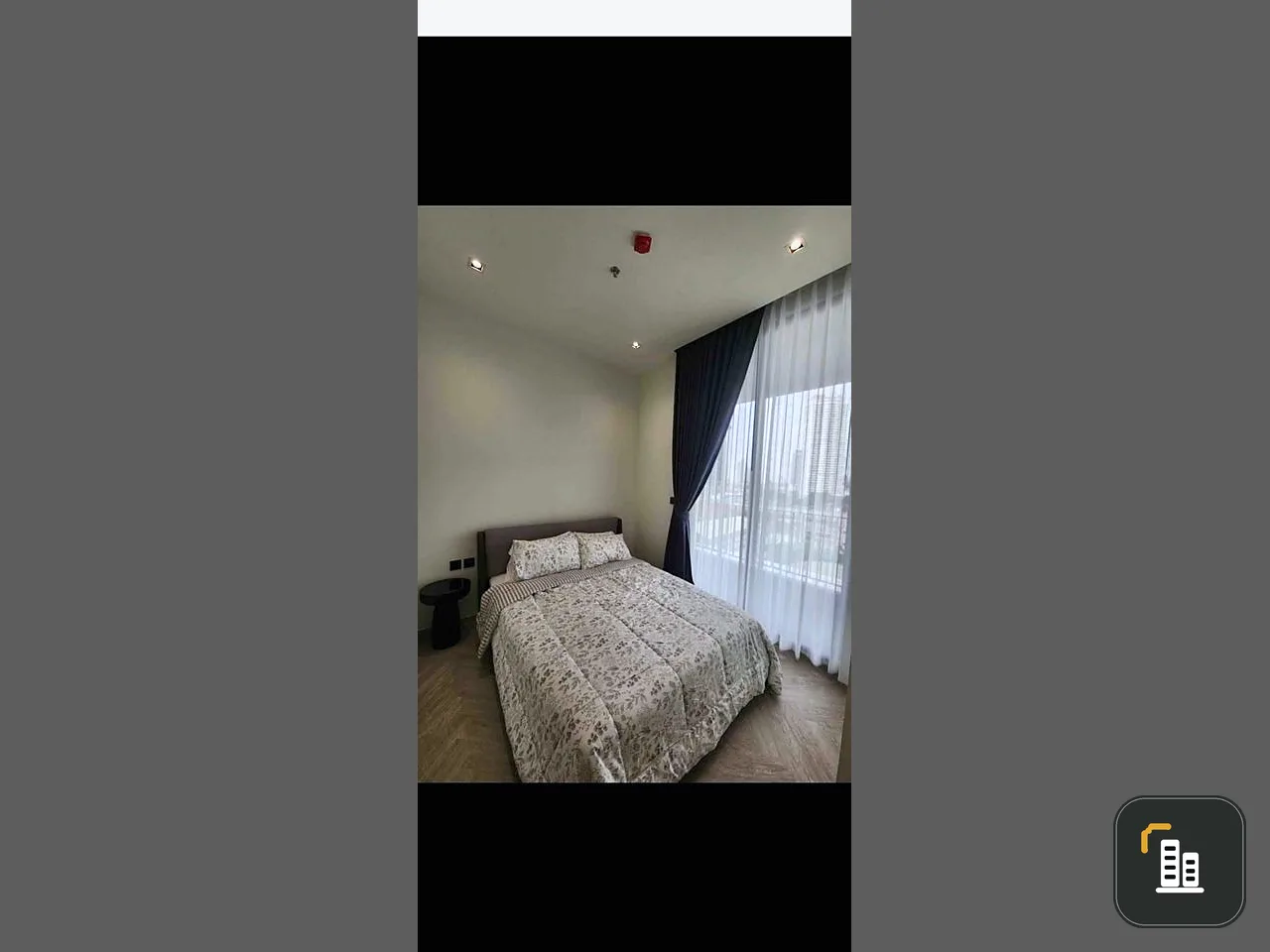 Condo for rent, Chapter Charoen Nakhon-Riverside, 10th floor, fully furnished room. You can just come in and stay.