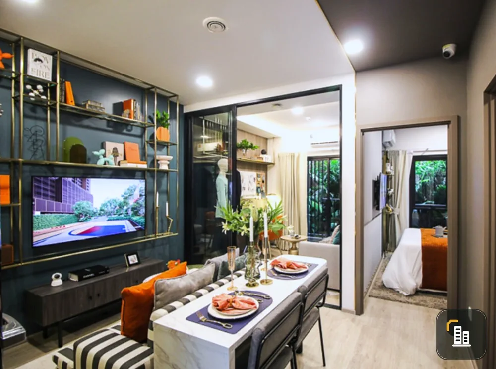 For sale: Metris District Lat Phrao, 1 bedroom, 8th floor, not hot, open view, good price, hurry and reserve now.