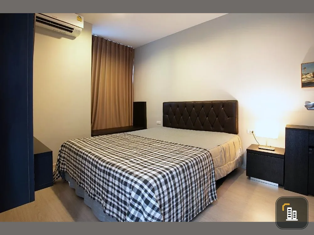 For rent: Rhythm Sukhumvit 44/1, 12th floor, north side, BTS view, fully furnished, nice to live in. Book now, don't miss it, hurry up.