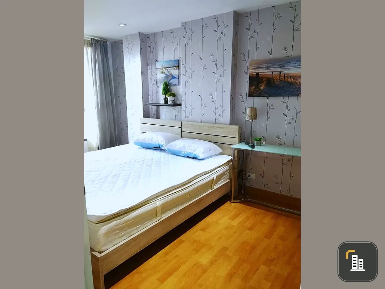 For sale, for rent, The President Sukhumvit 81, 8th floor, Building B, comes with complete decoration. If interested, reserve now quickly.
