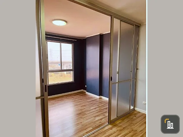For sale: D Condo On Nut-Rama 9, empty room, no furniture. Facilities ready, book now.