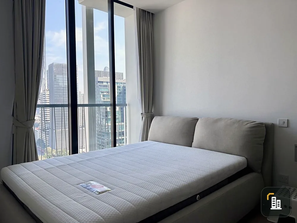 Condo for sale, for rent, Noble Recole Sukhumvit 19, high floor, garden view, open and airy view, 2 balconies, hurry.