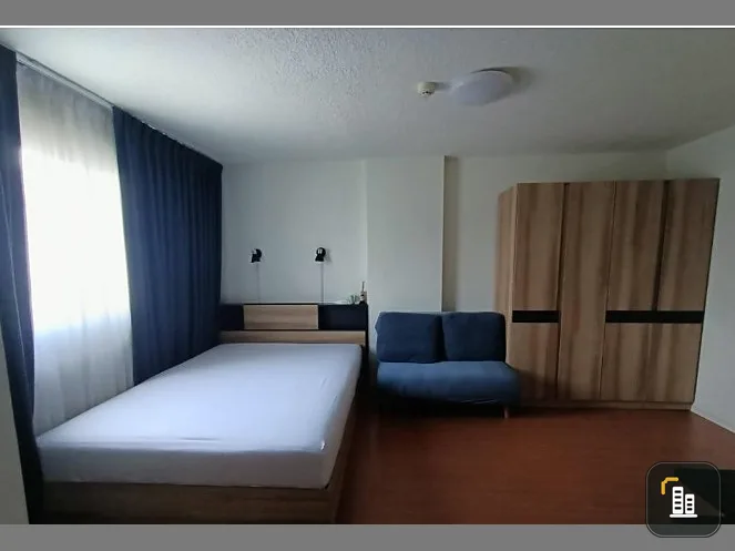 Condo for sale, Lumpini Condo Town Romklao Suvarnabhumi, fully furnished, convenient, just carry your bags and move in.