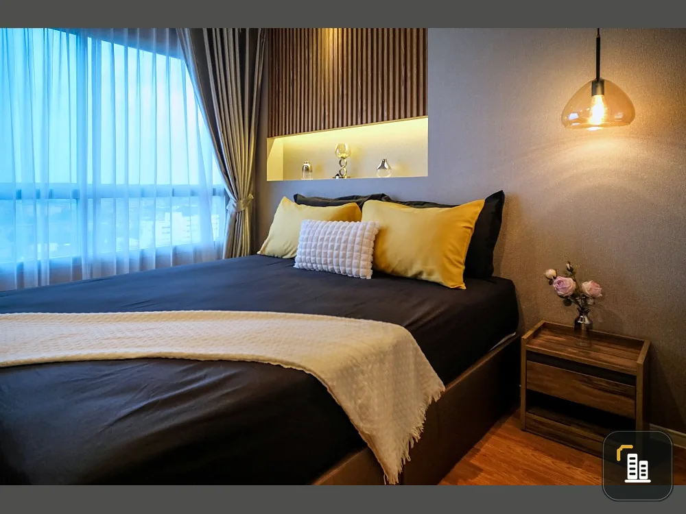 Condo for sale Lumpini Park Phetkasem 98, beautifully decorated room, well built, 17th floor, beautiful view, no buildings blocking it, reserve quickl
