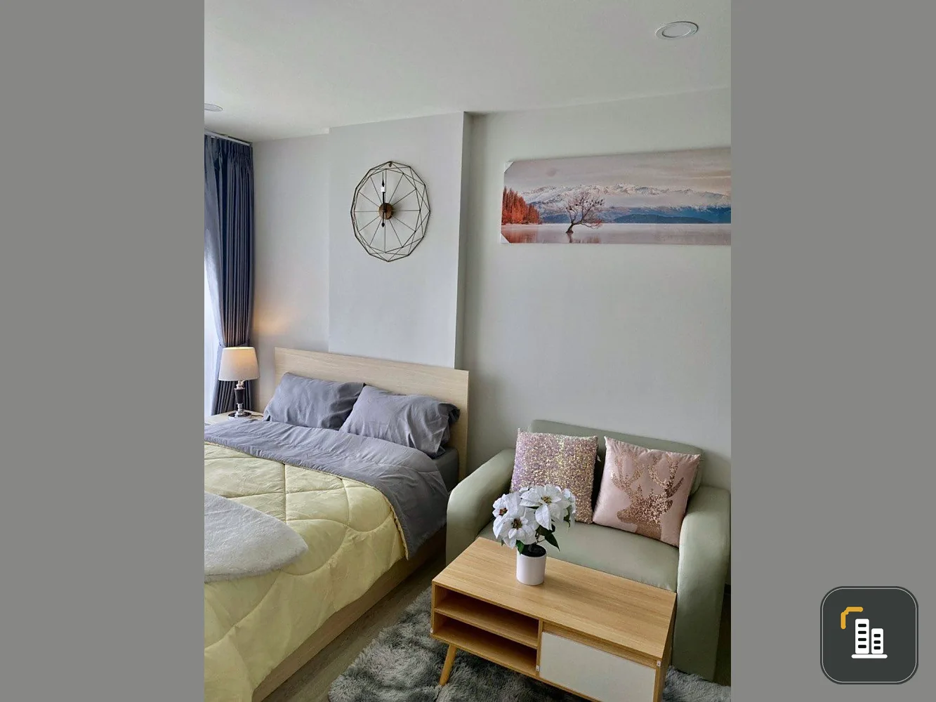 Condo for rent, Dowce Lasalle, beautifully decorated, fully furnished, ready to move in. Book now, don't miss it.