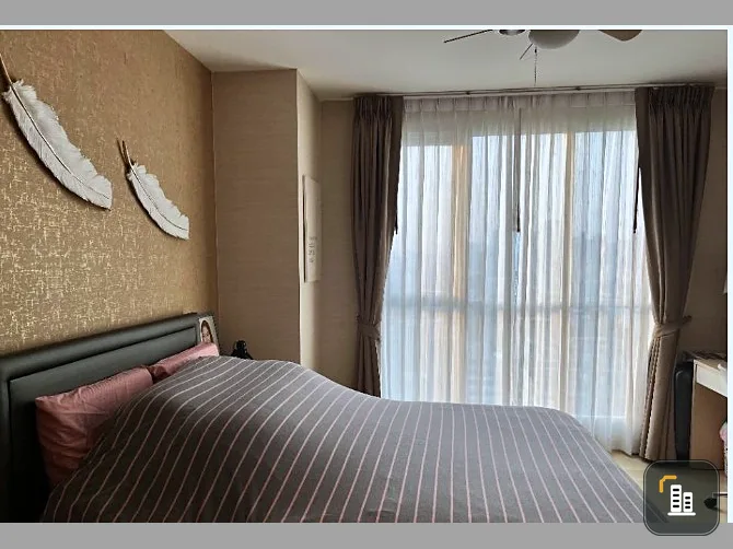 Condo for rent, Rhythm Ratchada, nice decorated room, high view, has a balcony to see views all year round. Book now.