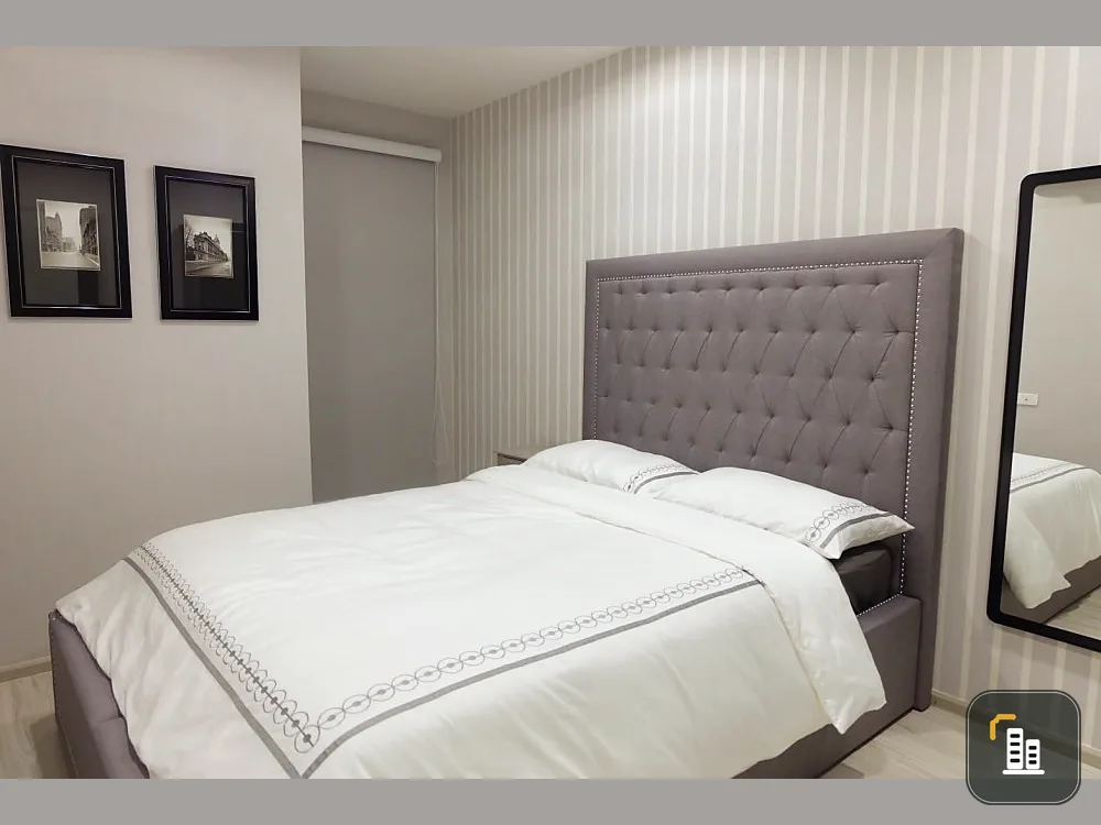 For rent: IDEO Mobi Eastgate, fully furnished + electrical appliances, Bangkok view, don't miss it, book now.