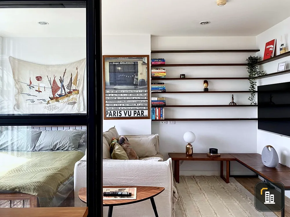 Condo for sale Lumpini ville On Nut 46, 7th floor, renovated room, beautifully decorated. Not booking is a huge mistake.