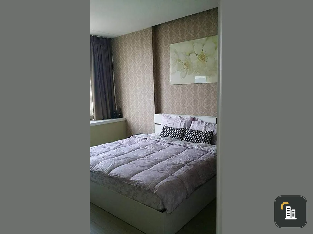 For rent, Tc green condo Rama 9, beautiful room, fully furnished, finish here, north, beautiful view, urgently grab