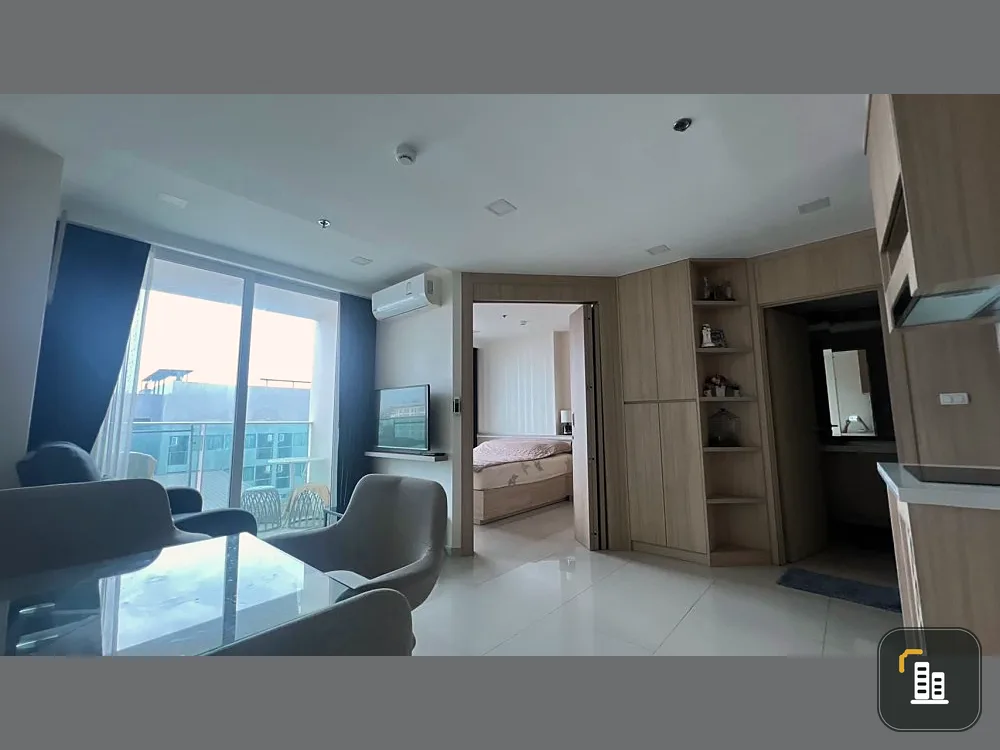 For rent City Garden Tower (South Pattaya), clean room, comfortable to the eye, complete set of furniture. If you don't reserve, you'll miss a lot.