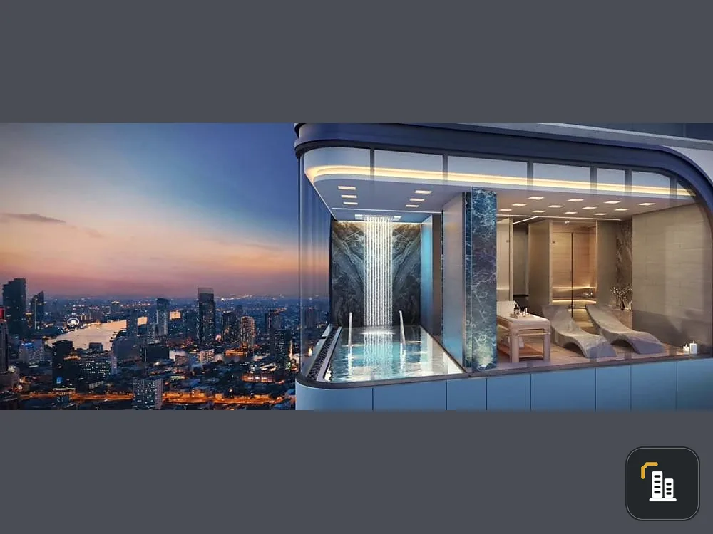 Down payment for sale, Whizdom Craft Samyan, corner room, 15th floor, has privacy. Open view, no blocked view, hurry and reserve now.