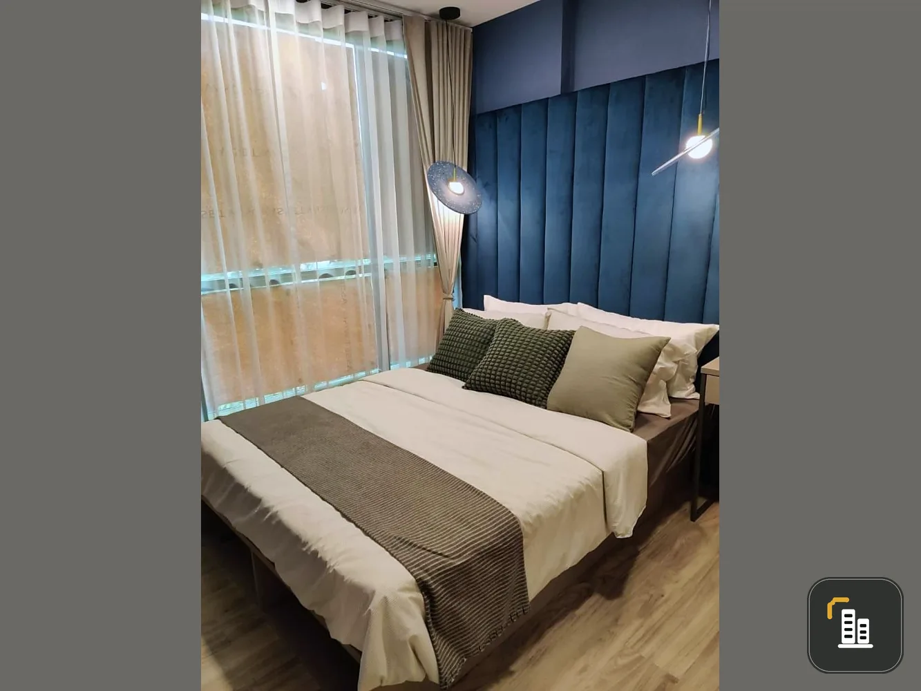 For rent, Cave Salaya, 2nd floor, beautiful room, comes with complete decoration. If interested, reserve now. Don't wait.