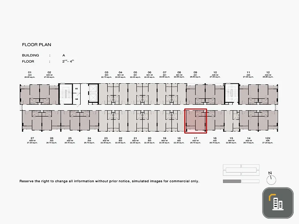 Selling down payment New Cross Khu Khot Station, Building A, 3rd floor, good location, nice project. Book now, don't miss it, hurry up.