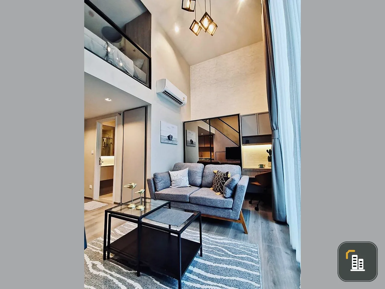 For rent: The Reserve Pahol - Pradipat, decorated room, ready to move in. Completely convenient here Let me tell you, don't miss it.