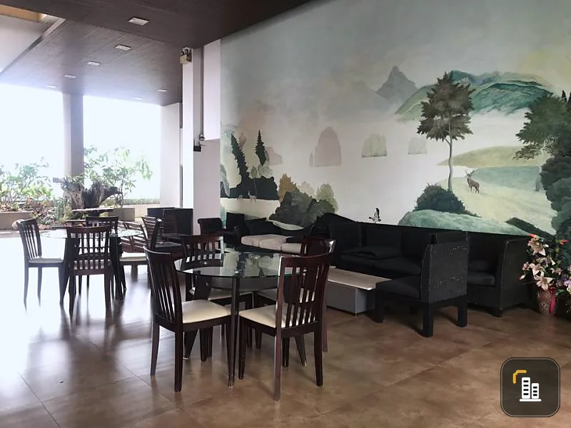 My Resort Bangkok for rent, beautiful room, fully furnished, ready to move in, 20th floor, beautiful view, golden location, near MRT, hurry up to rent