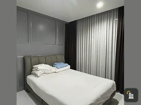 Condo for rent, A Space ID Asoke-Ratchada, decorated with built-ins, very livable, good high floor, reserve now.