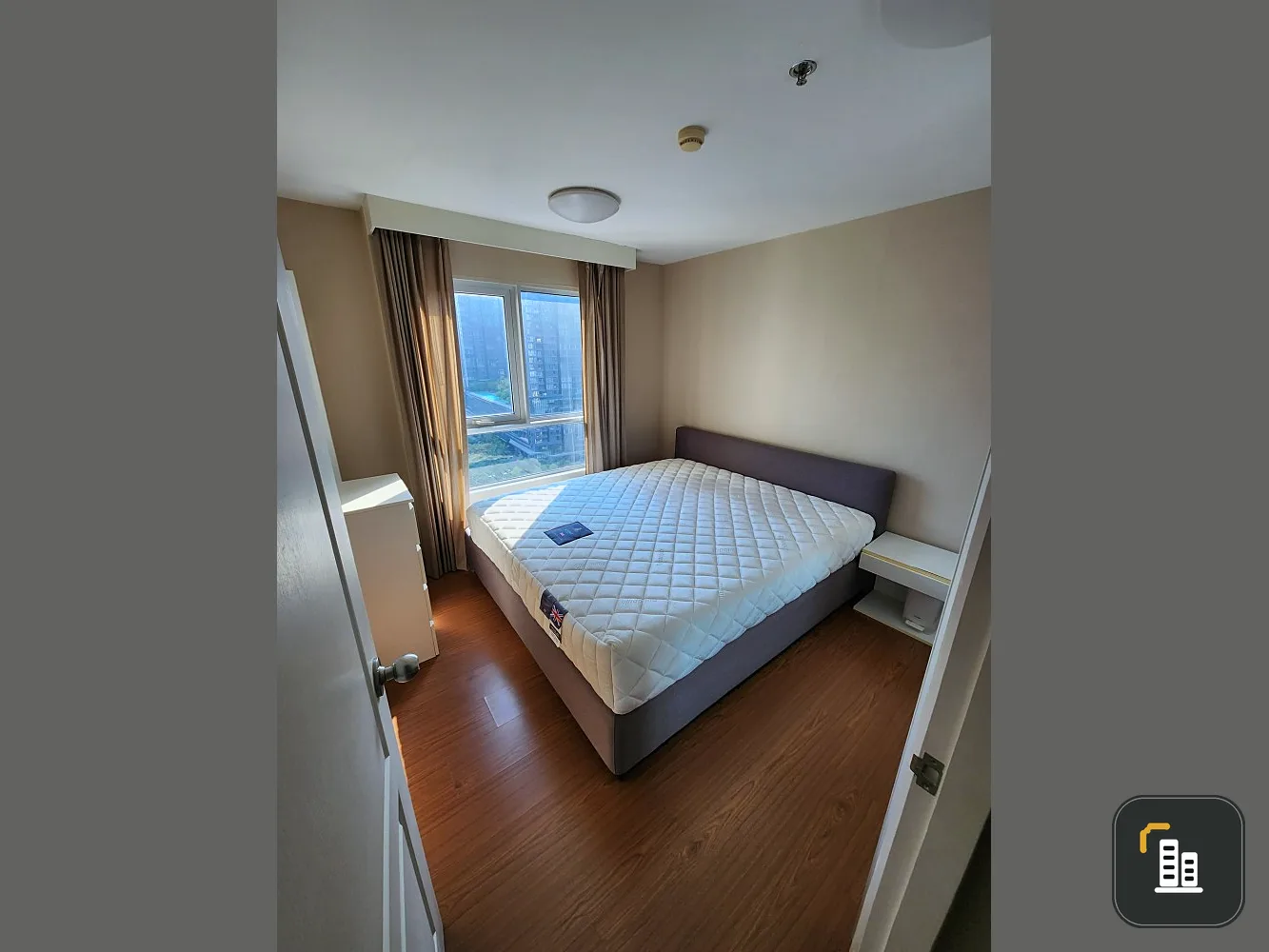 Condo for rent: Belle Grand Rama 9, 16th floor, Jodfair view, separated room. Fully decorated If you don't reserve, you'll miss a lot.