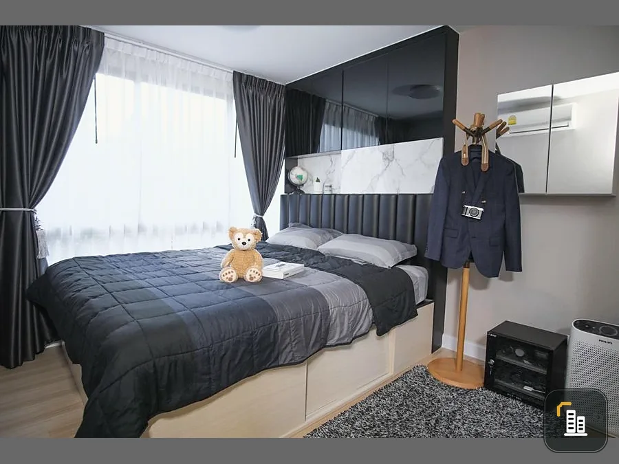 Condo for sale, Metro Luxe Ratchada, already decorated with build-in, fully furnished, reserve now.