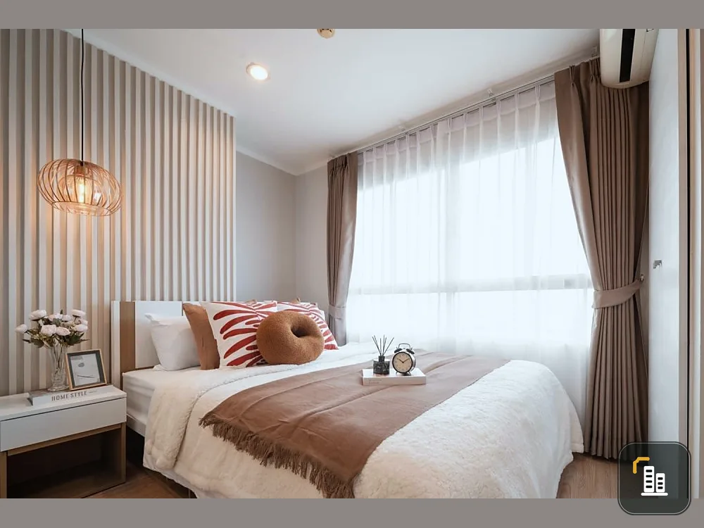 For sale Lumpini Ville Prachachuen-Phongphet, high floor, minimalist decorated room, very minimalist, good furniture, don't miss it.