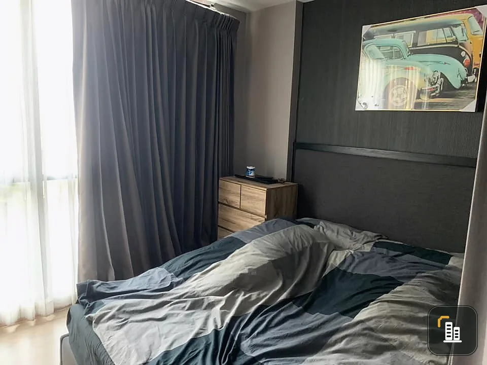 For sale: The Unique Ratchada 19, 2 bedrooms, 1 bathroom, beautifully decorated, fully furnished, good price, reserve now.