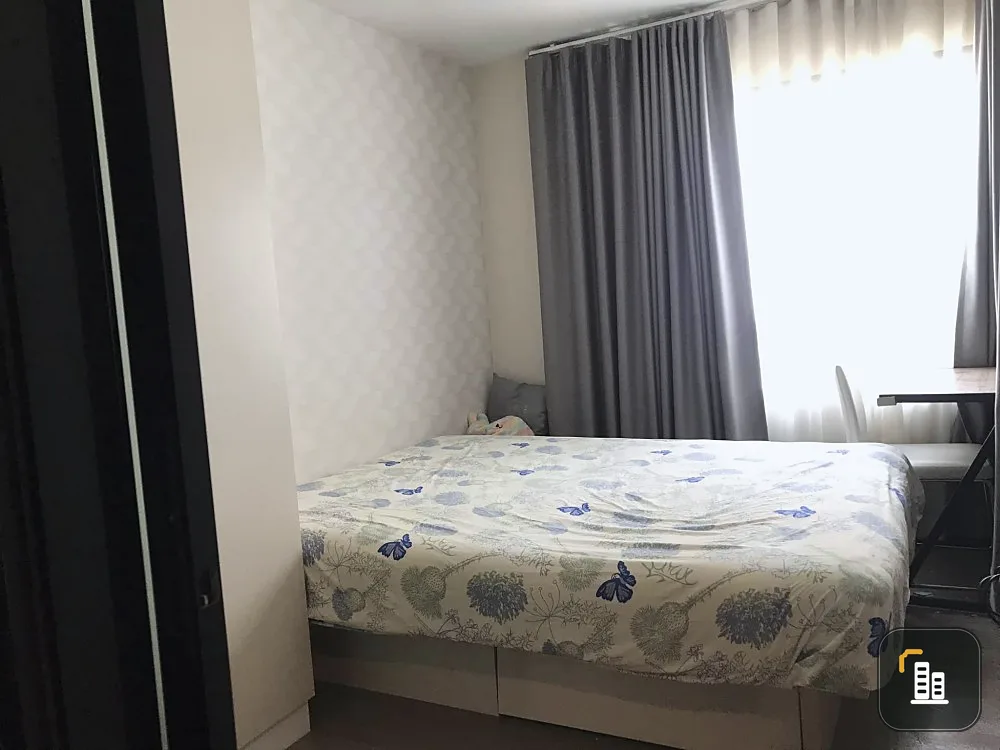 Condo for rent, Pause Sukhumvit 103, decorated with wallpaper, fully furnished, reasonable price, don't miss it if you're late.