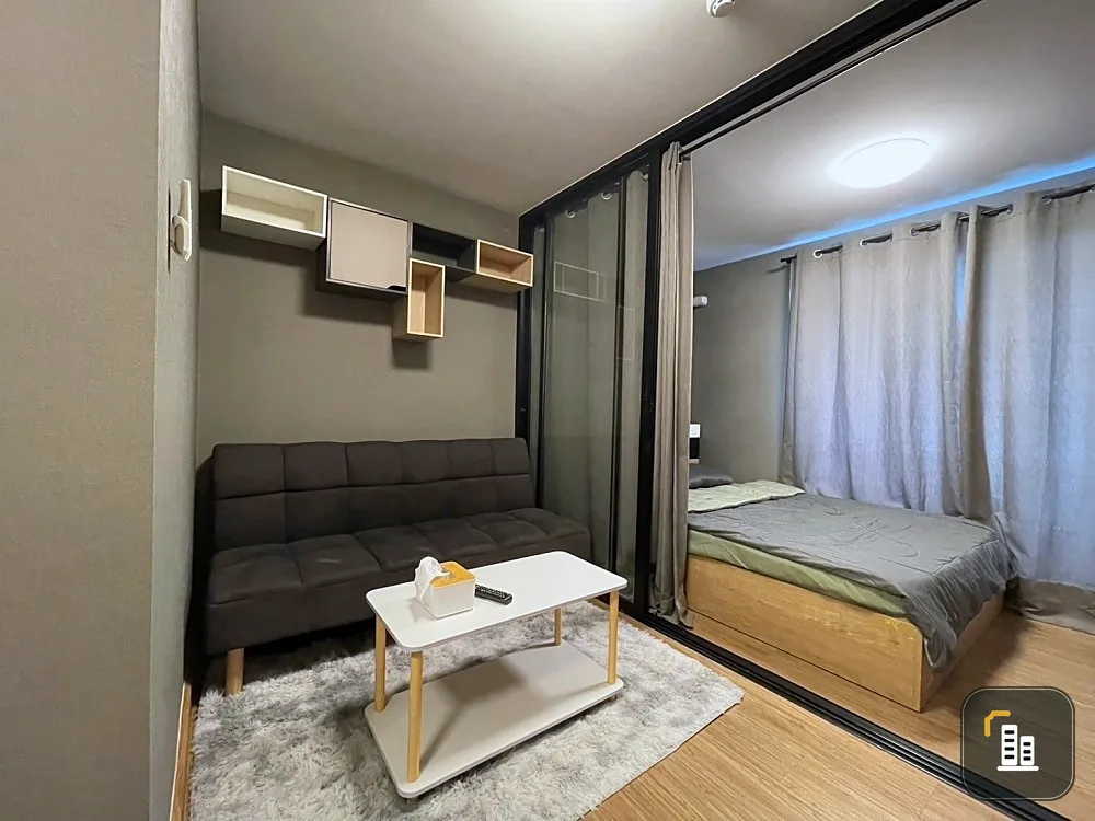 For sale Plum Condo Phahonyothin 89, 2nd floor, corner room, very private. Divided into proportions, beautifully decorated, livable, don't miss it.