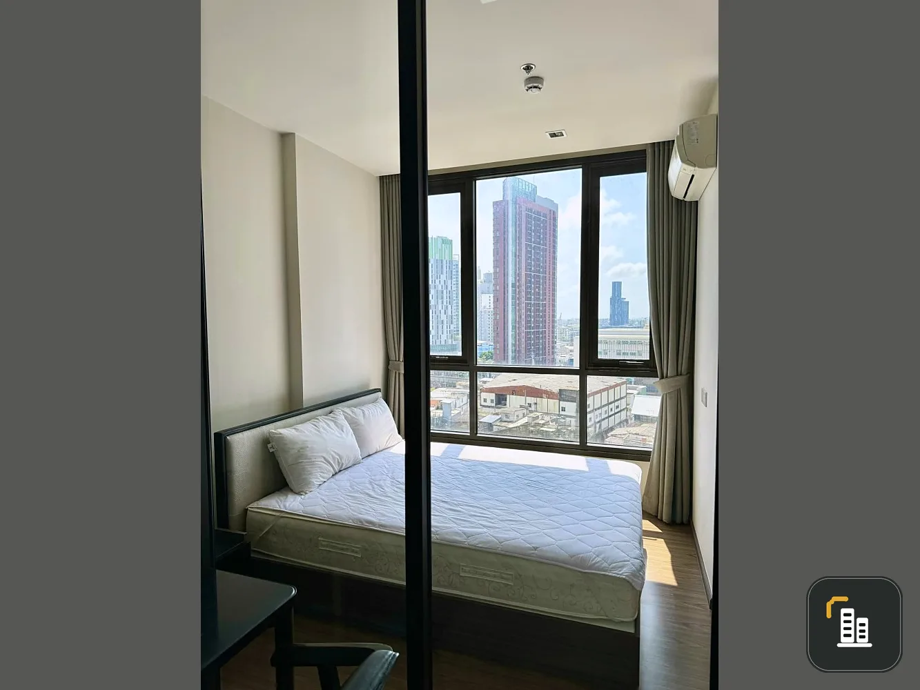 Condo for sale, The Line Sukhumvit 71, fully furnished, closed kitchen, good location, near BTS Phra Khanong.