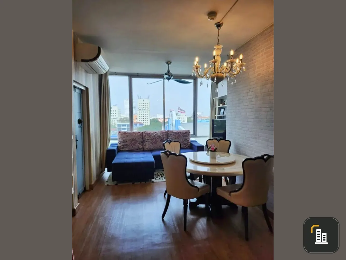 For sale: The Iris Rama 9-Srinakarin, 1 bedroom, 1 bathroom, fully furnished, JW Tower view, reserve now.
