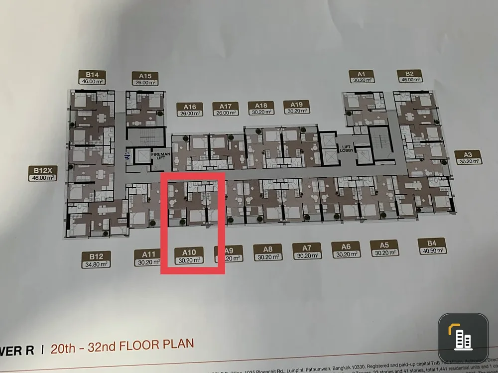 Down payment for sale, Noble NUE District R9, 24th floor, in the heart of Rama 9, extremely convenient travel. Hurry and reserve yours now.