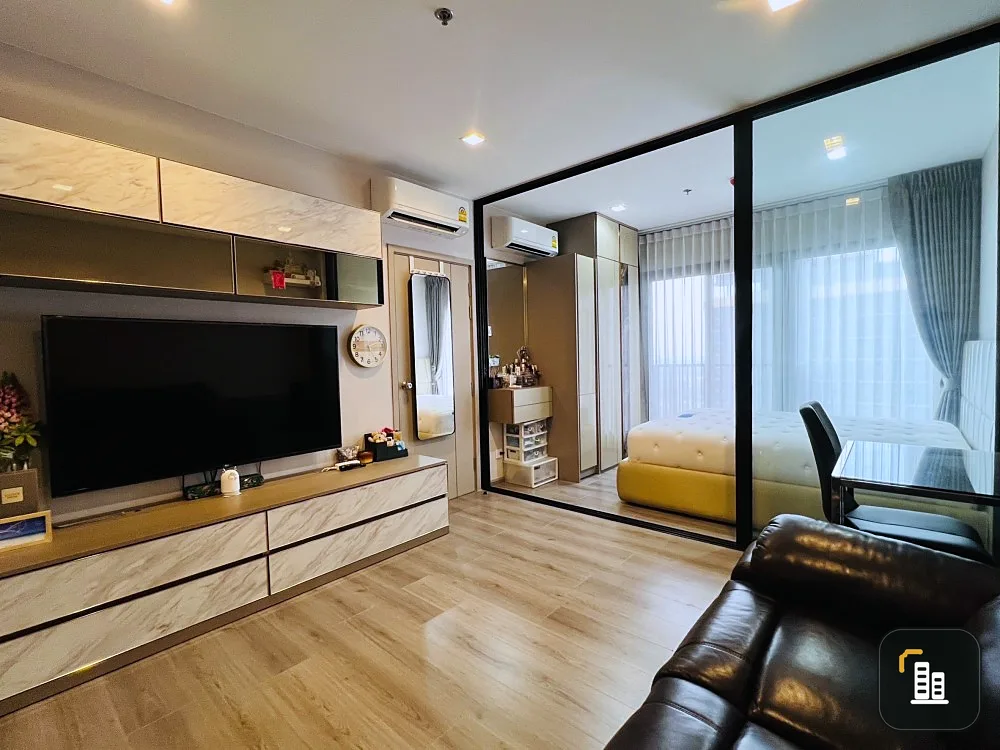 Condo for sale, The Politan Aqua, pleasantly decorated, fully furnished, high view, not blocked. You can reserve now.