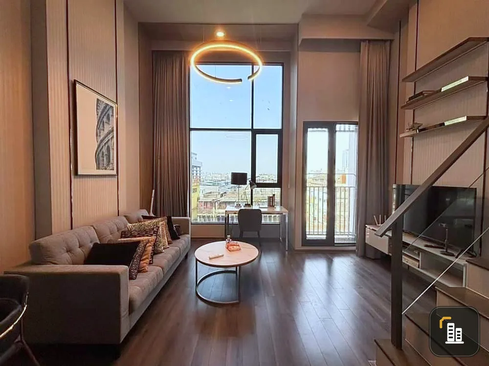 For rent!! Condo Knightsbridge Space Rama 9, beautiful room, fully furnished + electrical appliances. Ready to move in immediately!!