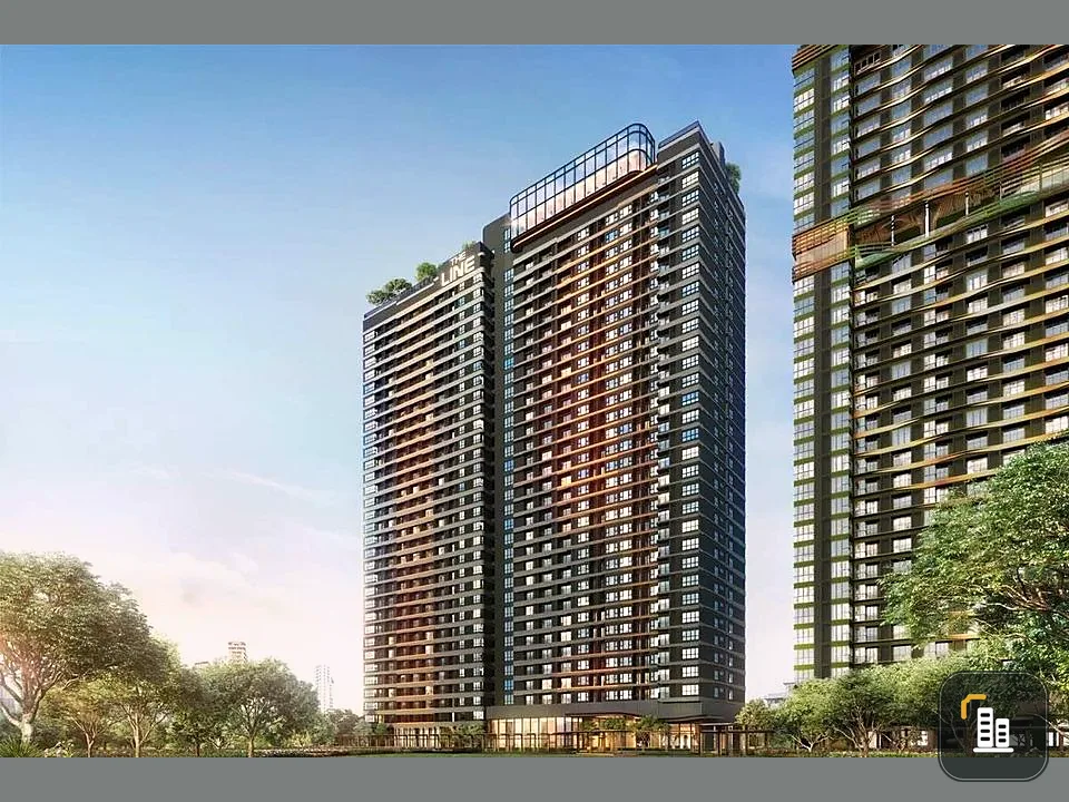 Selling down payment The Line Vibe, room size 36.50 sq m, 7th floor, south facing, ready to move in immediately, reserve now.