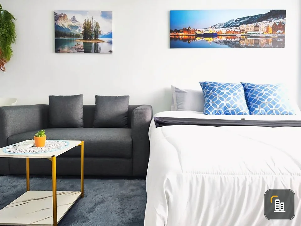 For sale Lumpini Center Happyland Phase 1-4, 4th floor, well decorated furniture, King Size bed, hurry to reserve.
