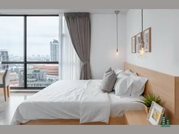 For rent: Rhythm Ekkamai, 24th floor, south facing, fully decorated, city view, nice to live in. If interested, hurry and reserve now before it slips