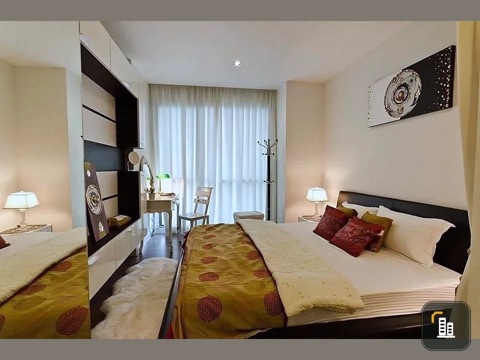 For sale and rent, The Room Sukhumvit 62, decorated room, ready to move in, minimalist, minimalist, good furniture. Don't just look and reserve now.