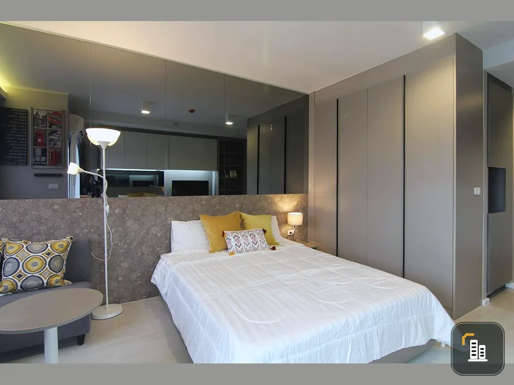 Condo for rent, Ideo Sukhumvit 93, built-in furniture and complete electrical appliances. Can't miss it anymore.