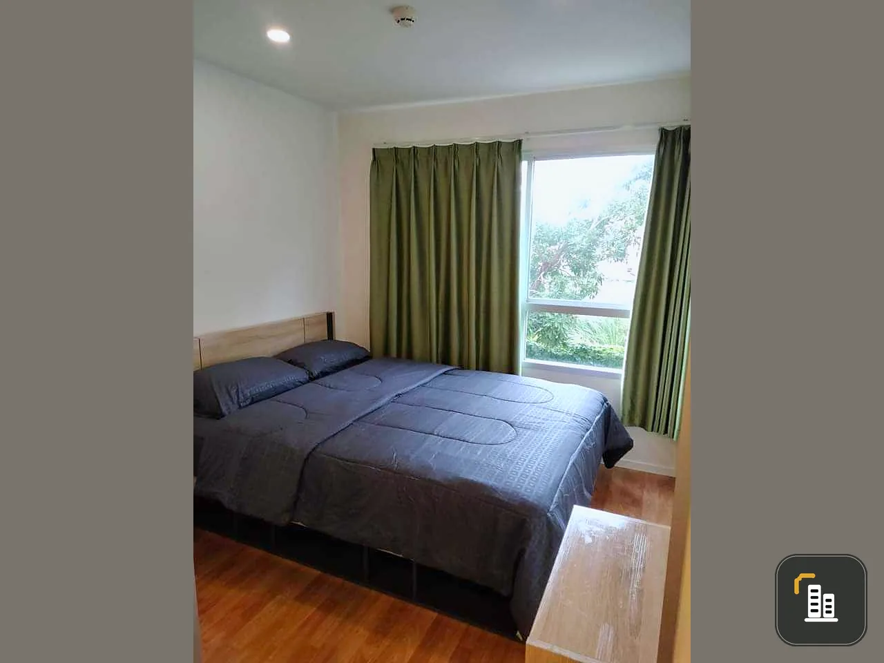 Condo for sale, rent, Lumpini Ville Sukhumvit 76–Bearing, partitioned room, fully furnished, low price, reserve quickly.
