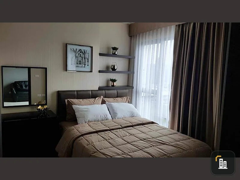 For rent, Rhythm Asoke, nice room, fully furnished, high floor, beautiful view, don't let the room slip away.